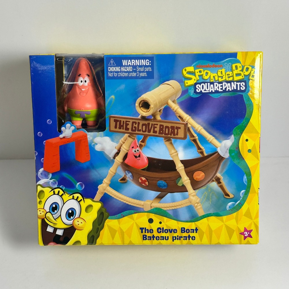 Legend Toys SpongeBob SquarePants The Glove Boat Kids Playset Patrick Star New